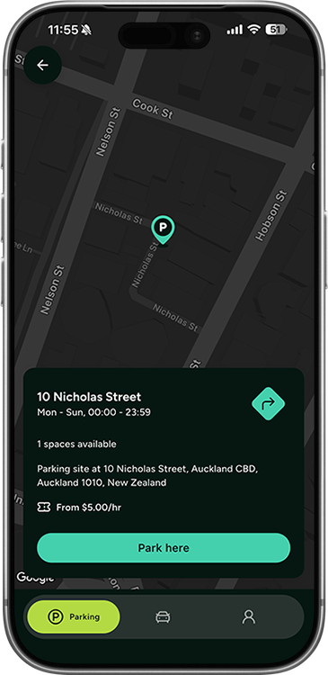 Book & Pay - Parking Details